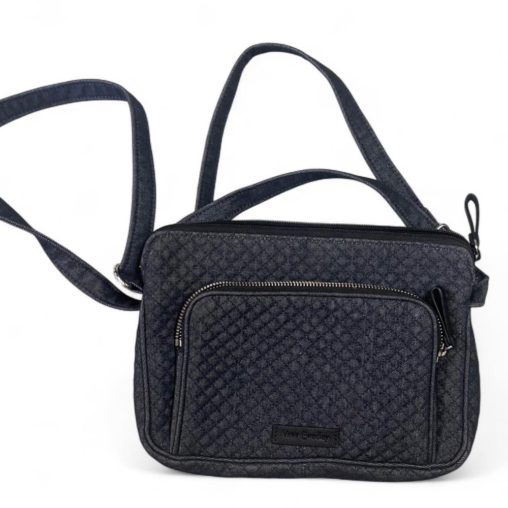 Vera Bradley Charcoal Quilted Shoulder Bag